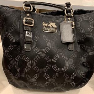 Coach Black "C"s purse